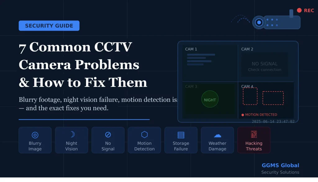 7 Common CCTV Security Camera Problems and How to Fix Them 1 CCTV security camera